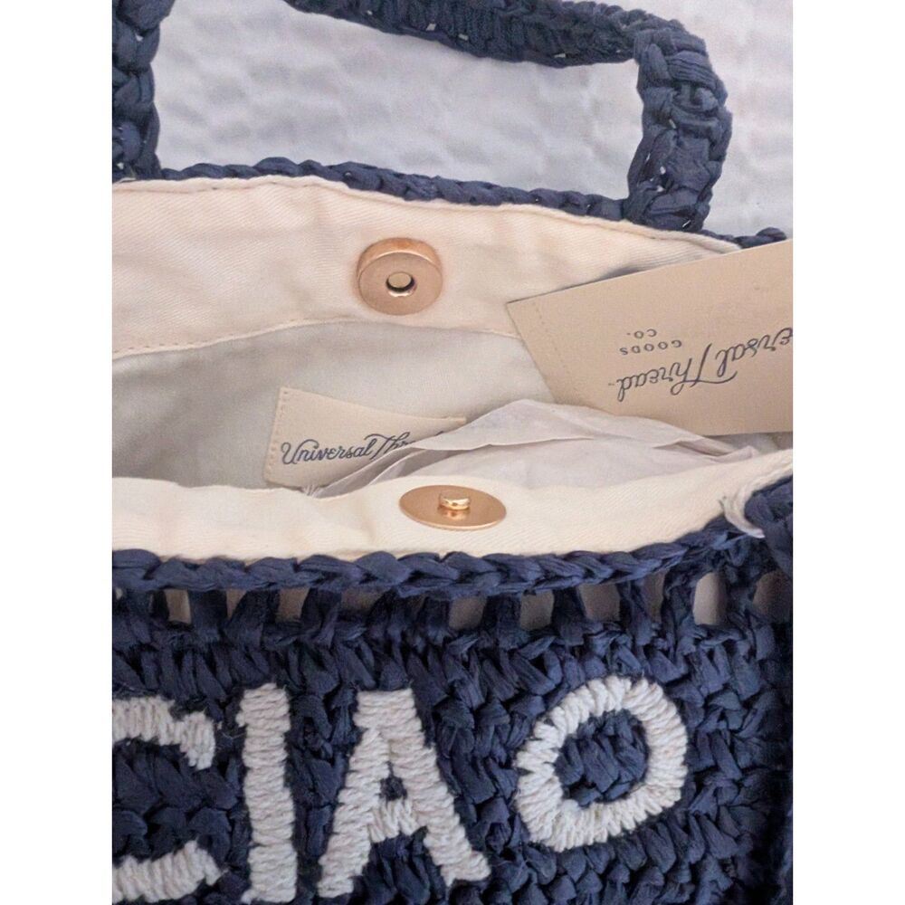 Universal Thread Blue Crochet Crossbody Bag NWT - Picture 6 of 7